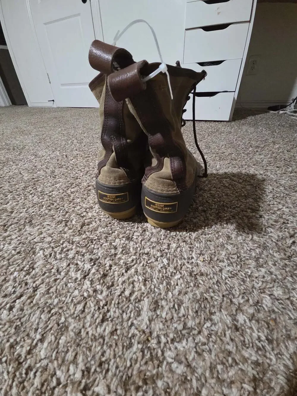 L.L. Bean Signature Maine Hunting Shoe Waxed Canvas Duck Boots Men's 11M